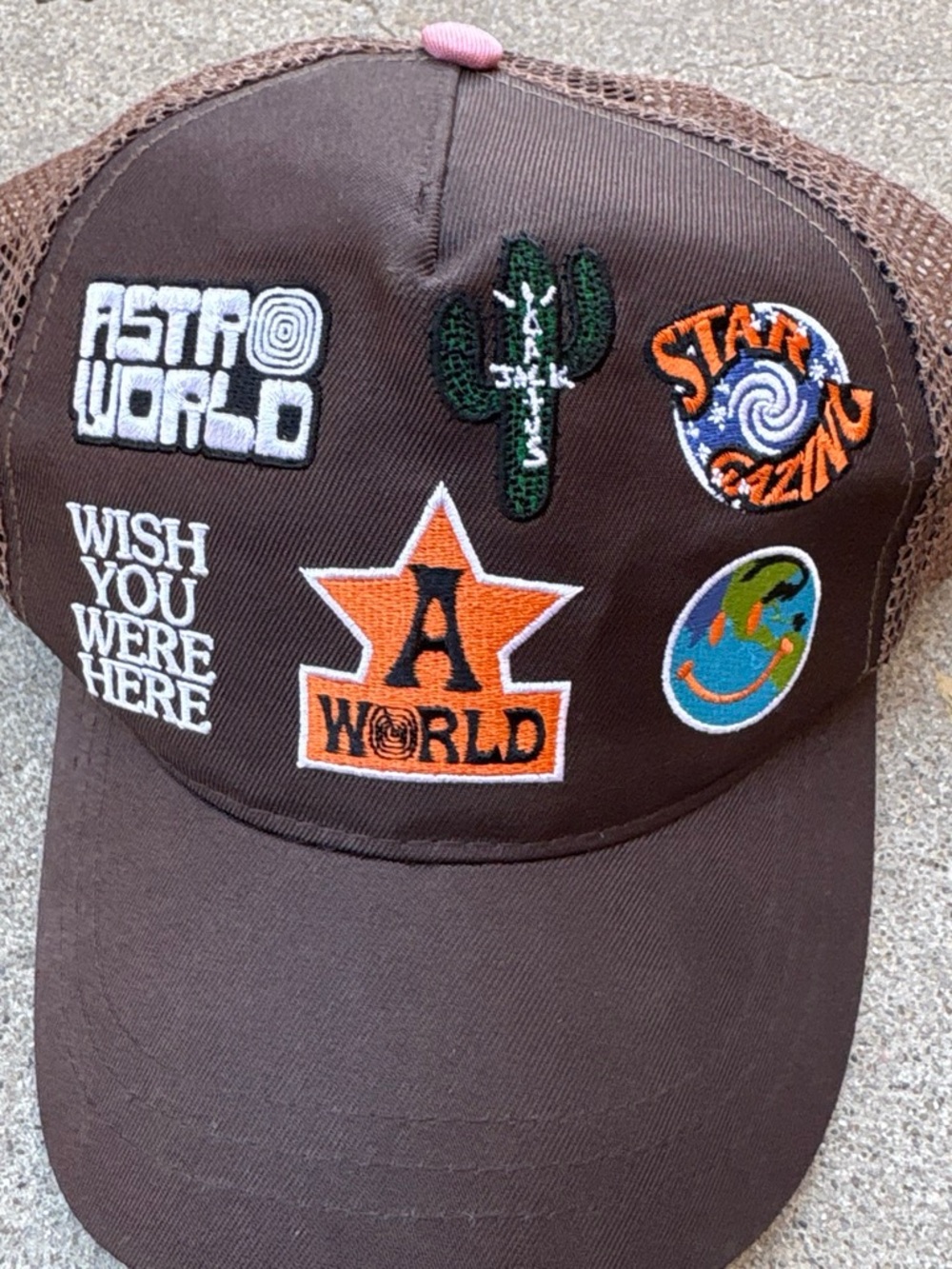 Astroworld Trucker Hat-TEENS size
